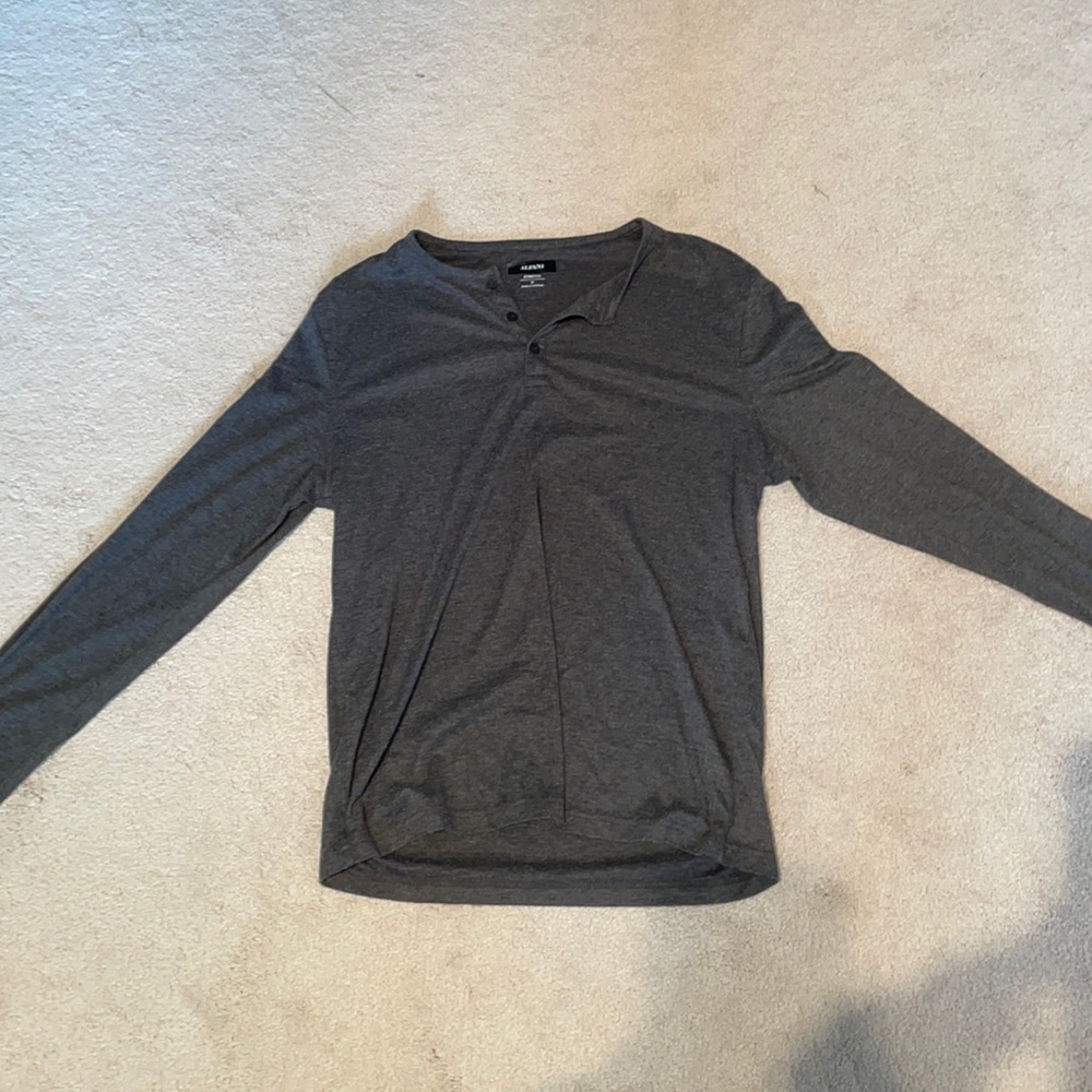 Alfani gray Button-up